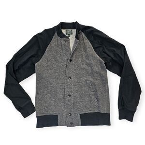 J. Crew Grey and Black‎ Button Down Jacket Men's Size Medium